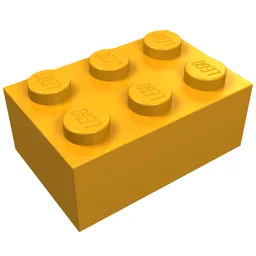 Brick 2 x 3 / Medium Orange