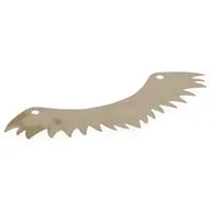 Animal Body Part, Fur, Pointed Ends, 2 Holes / Dark Tan