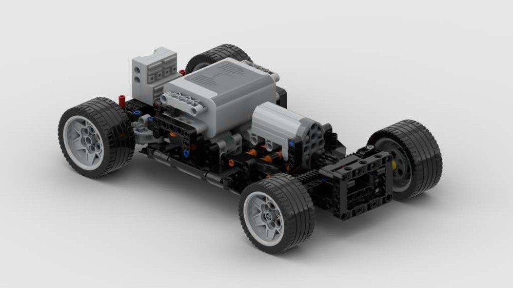Lego Basic Technic RC Chassis w/ Instructions