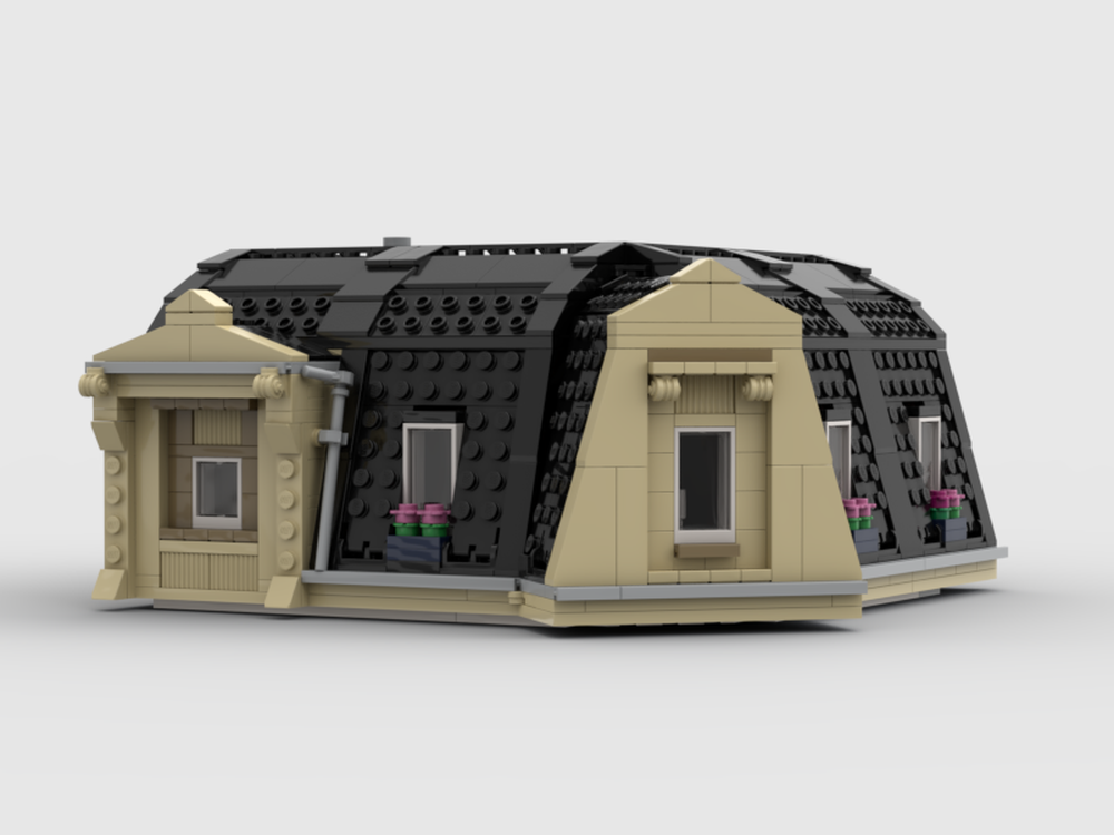 Lego corner building attic floor