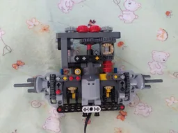 Tractor rear differential with lock