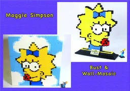 Mosaic Maggie Simpson