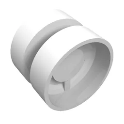Wheel 18 x 14 with Tread Small Hub / White