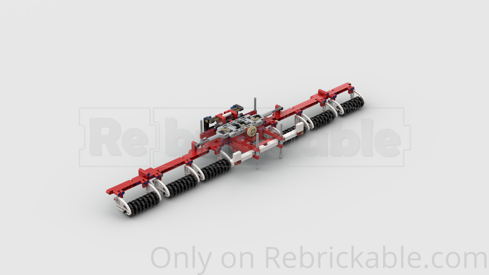Lego Folding rotary hoe for tractor