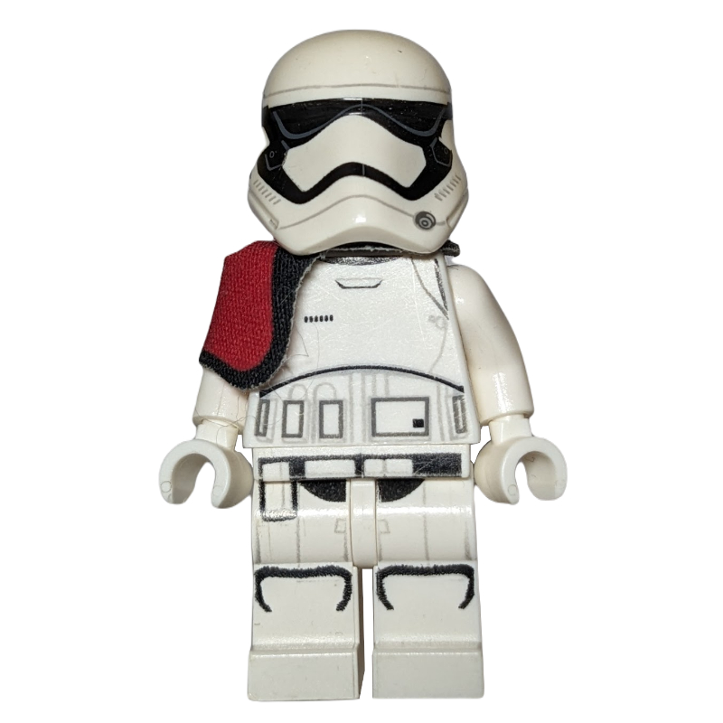 Lego Stormtrooper Officer, First Order, Dark Red Pauldron