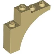 Brick Arch 1 x 4 x 3 / Tan