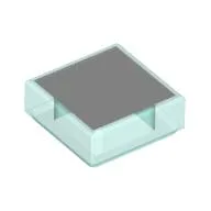 Tile 1 x 1 with White Square Print