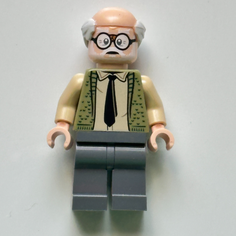 Lego Ernie Prang, Olive Green Sweater, Dark Bluish Gray Legs