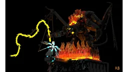Balrog vs Gandalf