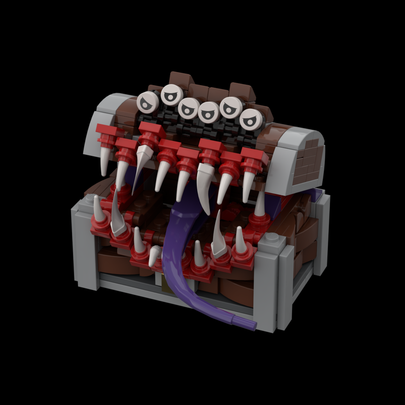 Lego Mimic Chest Monster