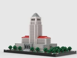 Los Angeles City Hall at 1/650th Scale