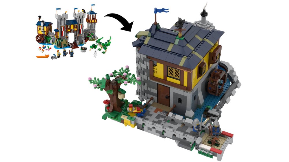 Lego 31120 Alternate Build: Medieval House