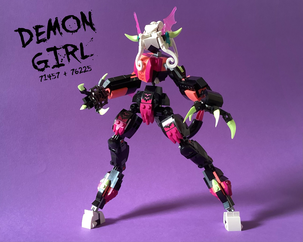 Lego Demon Girl - 71457 + 76225 Combiner