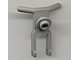 Lego Motorcycle Town Body Front Fork / Handle Bars / Light Gray