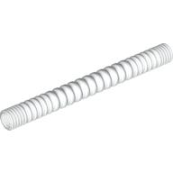 Lego Hose, Ribbed 7mm D. 11L / 8.8cm / White