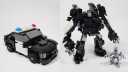 Barricade (Transformers 2007 movie) version 3 and Frenzy