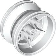 Lego Wheel 43.2 x 26 Technic Racing Small with 3 Pinholes / White