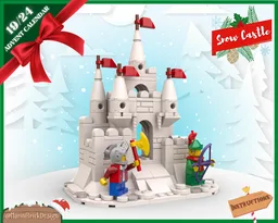 LEGO Christmas Snow Castle Moc Instructions - Lego Winter Village Moc