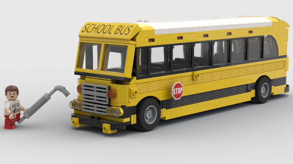 Lego Molo and '66 School Bus (Vigilante 8)