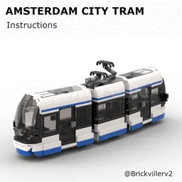 Amsterdam city tram (8404 remake)