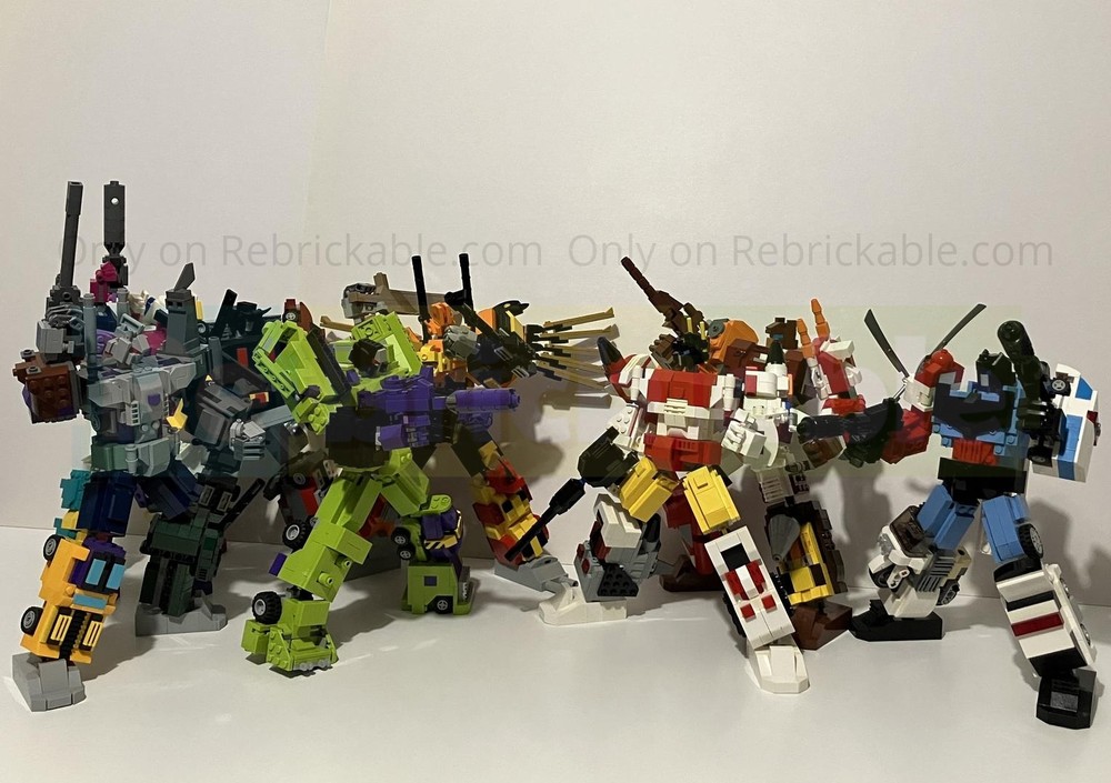 Lego TF-009-016 Transformers G1 Combiners (8 in 1 Bundle Sale)