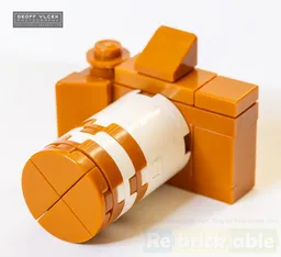 Pocket Size Mirrorless SLR (dark orange)