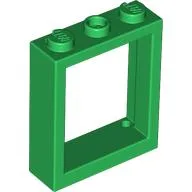 Window Frame 1 x 3 x 3 / Green