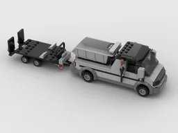 VW Transporter - Tipper with Trailer