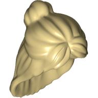 Lego Hair Long with Bun / Tan
