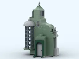 Green and Sand Blue Modular House