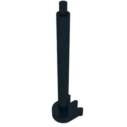 Black Vehicle, Tractor Chassis Steering Arm / Black