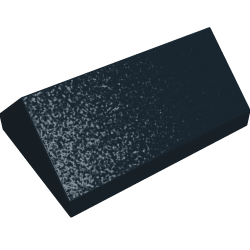 Lego Brick Sloped 45° 2 x 3 Double / Black