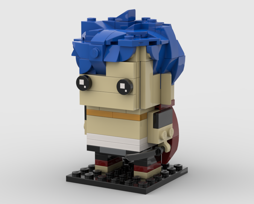 Lego Kamina Brickhead [Gurren Lagann]