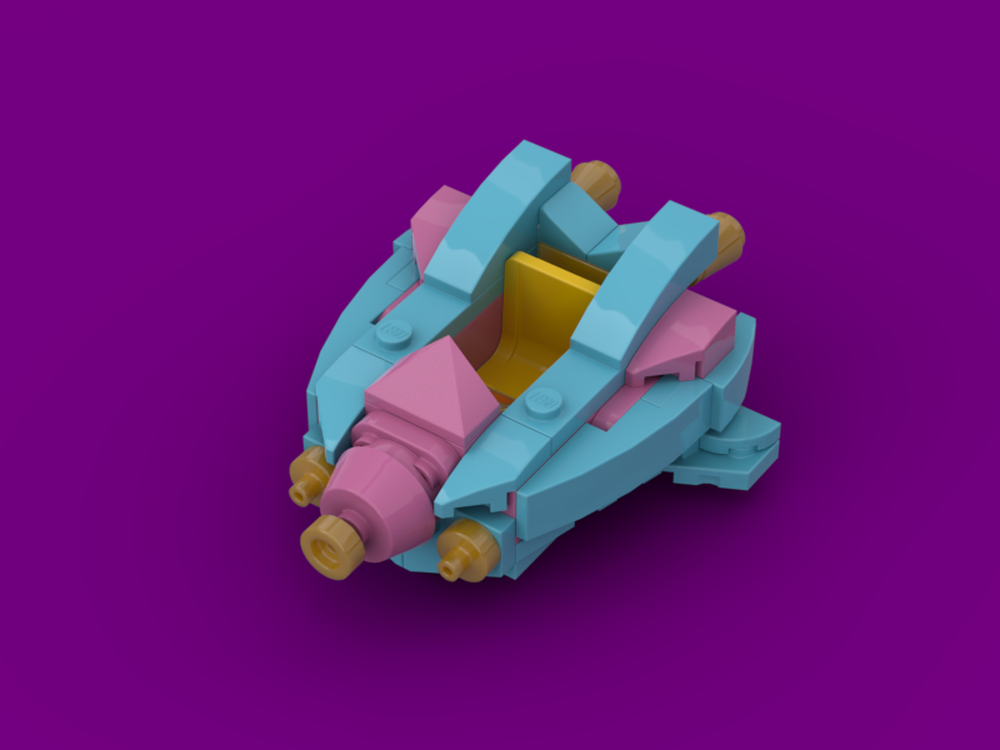 Lego Retro Space Heroine Microfighter