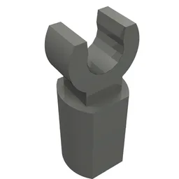 Bar Holder with Clip / Dark Bluish Gray