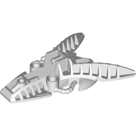 Lego Large Figure Foot, Piraka Mechanical / Very Light Bluish Gray