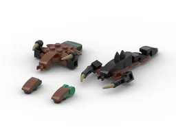 Starcraft | Zergling, Baneling, Drone, and Defiler