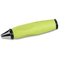 Pen Body, with Chrome Tip, Black Ends / Lime
