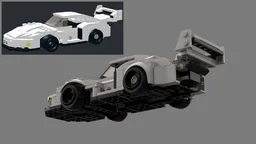 Porsche 935 K2 with Steering & Pull Back Motor
