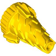 Lego Cone Jagged, Drill Tip / Yellow