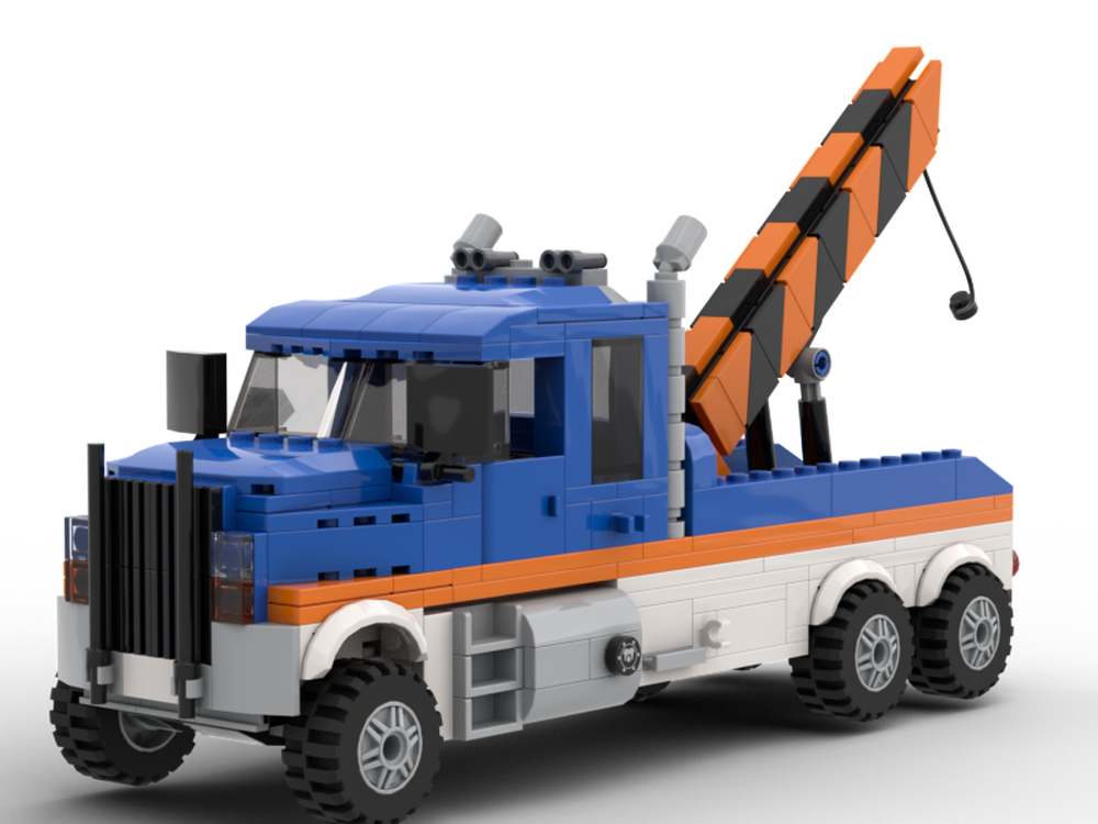 Lego 60056 Tow Truck- 8 wide version