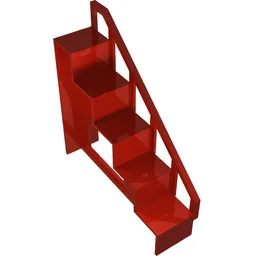 Fabuland Stairs, Large / Red