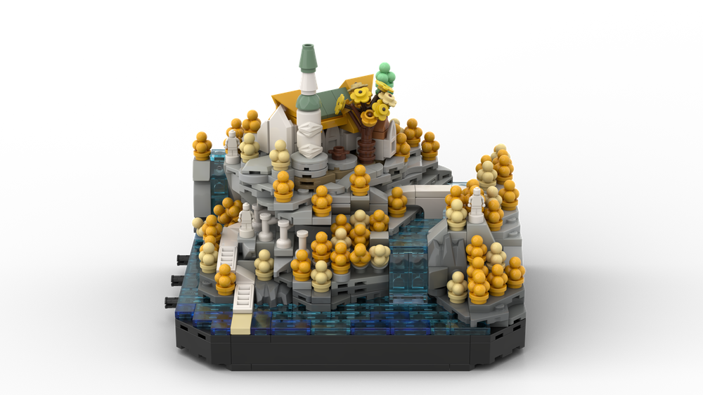 Lego Micro-scale Rivendell