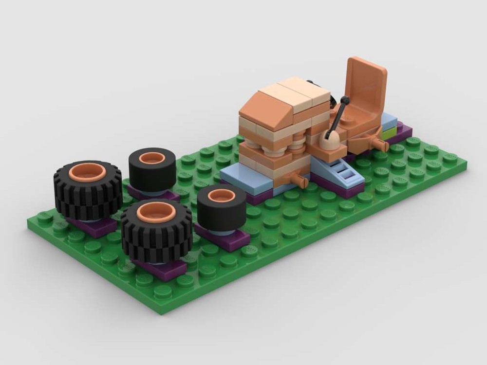 Lego 4899-TRR-01 Tractor with Frame Rack