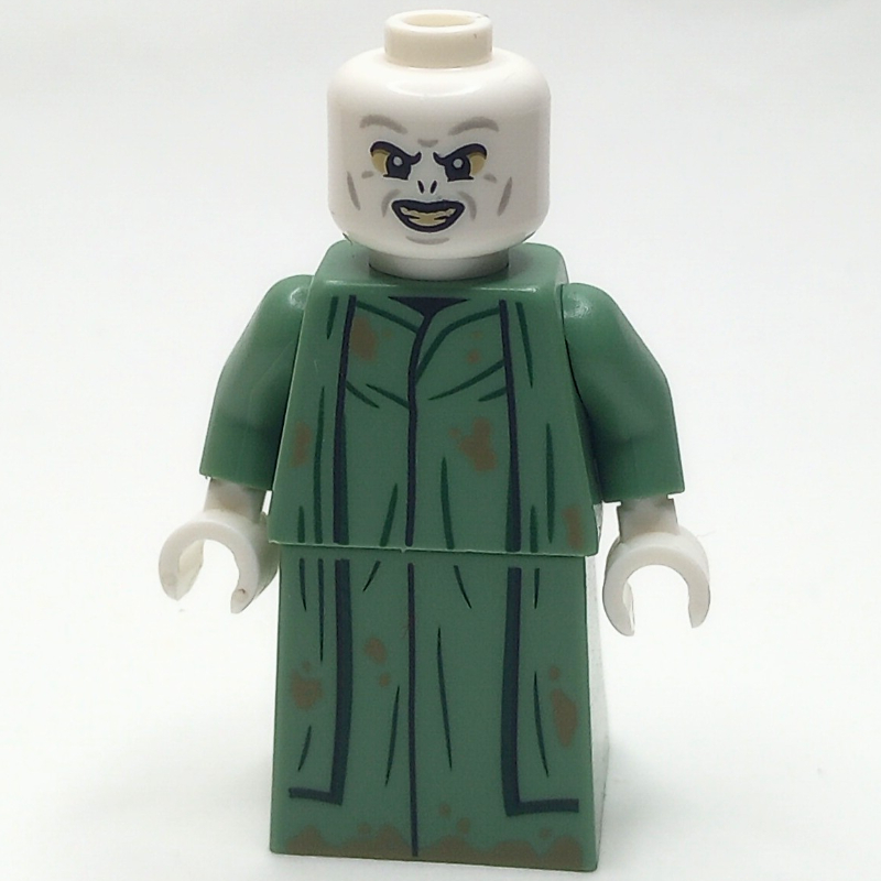 Lego Voldemort, Dirty Sand Green Robe, Printed Skirt