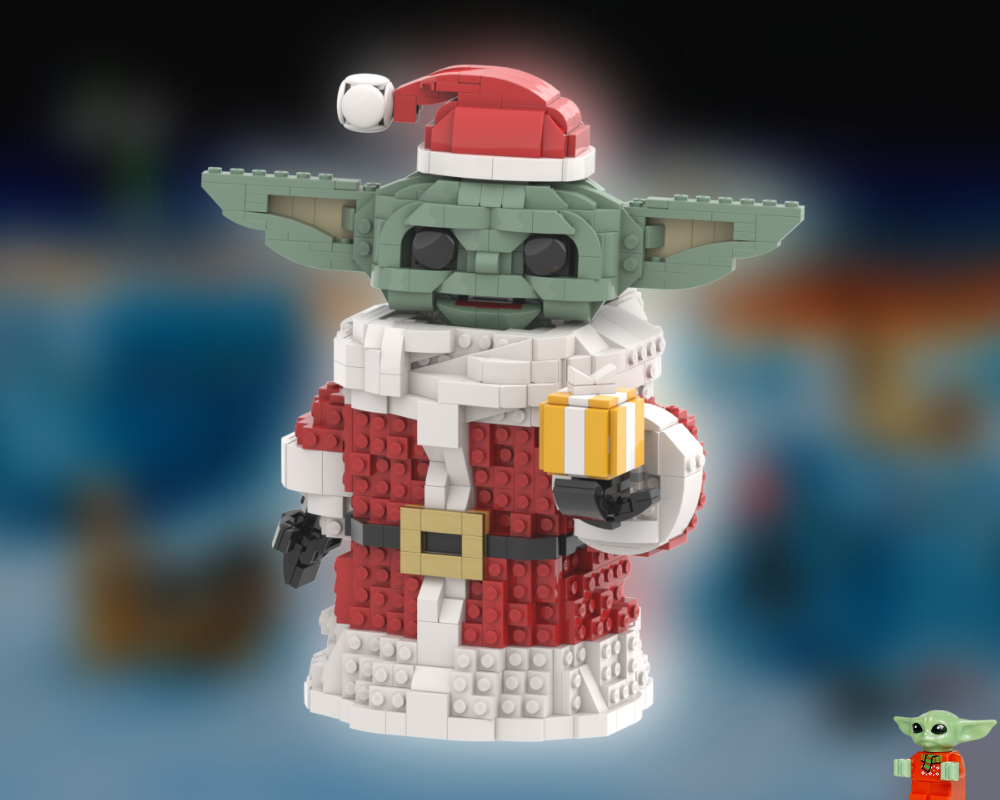 Lego Grogu - Christmas Outfit (The Child - Set 75318 Mod)