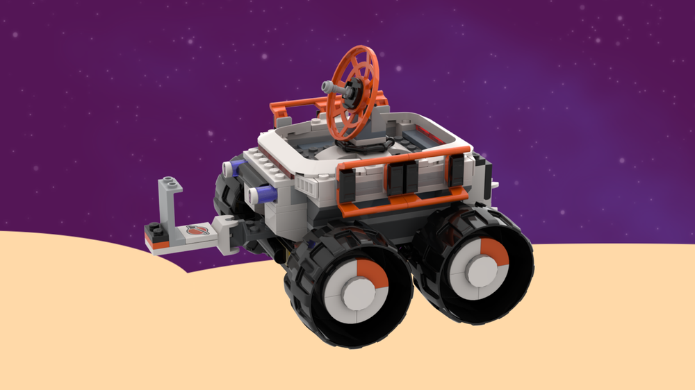 Lego City Space: Command Rover (60434) ADDITIONAL Trailer and Moon Buggy