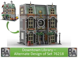 Downtown Library - Alternate Design of Set 76218
