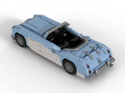 Austin Healey 3000 Mk1 (blb over white)