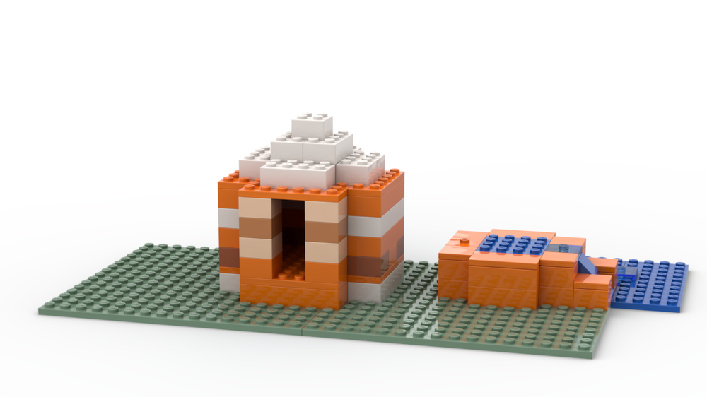Lego Lil Hut & Water